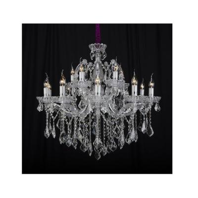 China Custom Luxury Modern Classic K9 Crystal Chandelier Living Room Crystal Candle Chandelier for sale