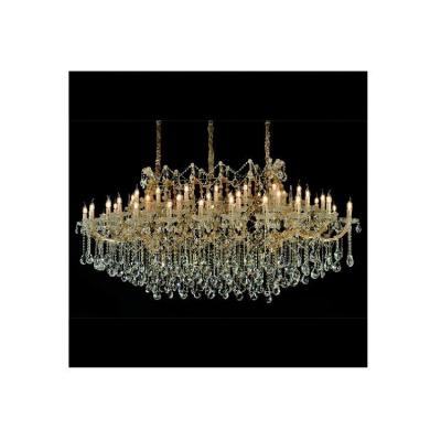 China Modern Made in China Large Crystal Candle Chandelier Restaurant Luxury Crystal Chandelier for sale