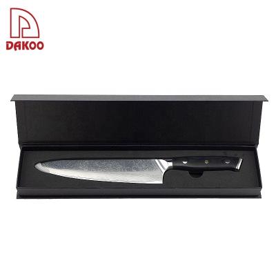 China Professional chef knife 8 Inch kitchen cooking knife domestic damascus steel knife with G10 Handle for sale