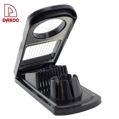 China Durable kitchen accessories Black Color Multifunction wire Egg Slicer Egg Tools for sale