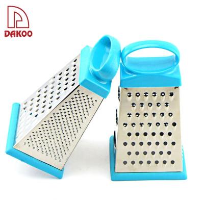 Cina Multi-Functional Vegetable Fruit Grater Kitchen Stainless Steel Manual Cheese With 4 Sides in vendita