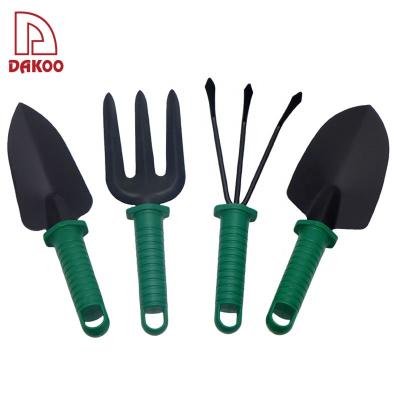 중국 Grow Flower 4 Pcs Vegetables Garden Tool Set Shovel And Rake For Planters 판매용