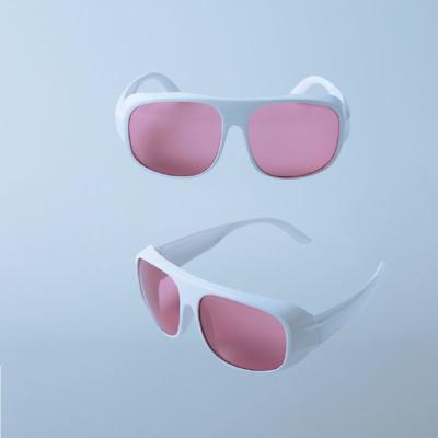 China Pink Fashion Laser Tattoo Removal Glasses For Alexandrite 755nm 808nm Diodes for sale