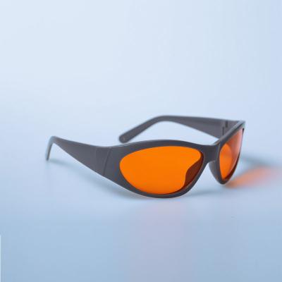 China Sport Gray Frame of Green UV Laser Safety Glasses 266nm 515nm OD5 for sale