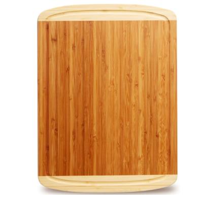 China Europe Hot Selling Bamboo Cutting Board For Kitchen Organic Wooden Butcher Stall Wooden Cutting Board For Meat for sale