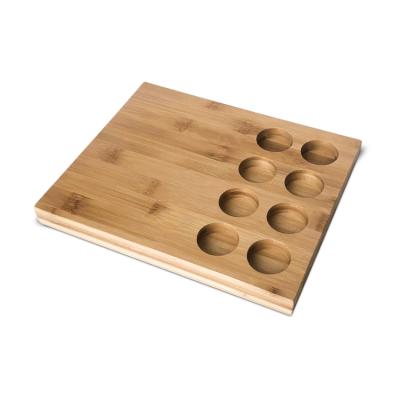 China Europe Wholesale 8 Slots Rack Storage Diffuser Holder Rectangular Essential Oil Holder for sale