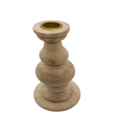 China Europe Well Sell New Type Wooden Candle Holders Candle Stands Farmhouse Wooden Candle Holders for sale