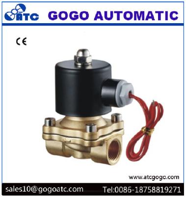 China 110V AC Brass Air Gas Water Solenoid Valve Direct Drive Type G1/8