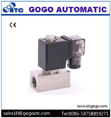 China Direct Acting Water Solenoid Valve Normally Closed Stainless Steel 0 - 10 bar Woking Pressure for sale