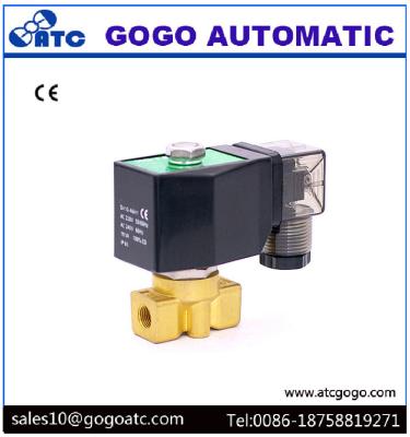 China Copper Water Electric Solenoid Valve , G1/4