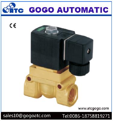 China 50 bar High Pressure High Temperature Solenoid Valve 1/2 BSP Orifice 12mm NC 5404-04 Burkert Type for sale