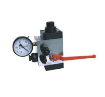 China AQF Type Accumulator Safety Shut Off Ball Valve With Hydraulic Pressure Gauge for sale