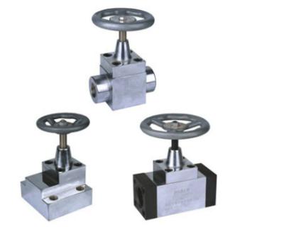 China Straight Right Angle High Pressure Stop Valve Hydraulic With Forged Steel Material for sale