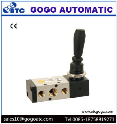 China 3 Way 2 Position Pneumatic Air Control Valve With Integral Slot Piston Structure for sale