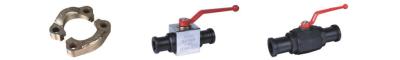 China Flange Connection Hydraulic Ball Valve For Opening / Closing Hydraulic System for sale