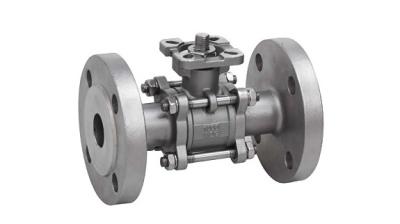 China Stainless Steel Flange Ball Valve Q41f , Hydraulic Low Pressure Ball Valves for sale