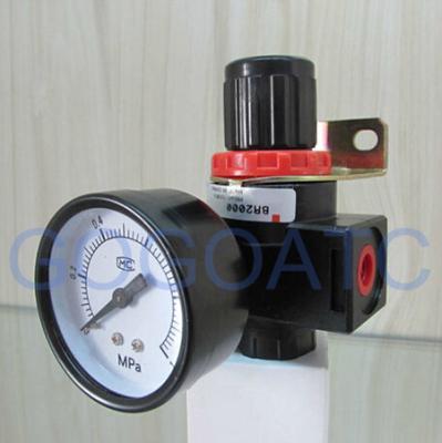 China Pneumatic Air Source Treatment Unit Mini Air Pressure Regulator With Plastic Ar2000 Thread 1/4 Inch for sale