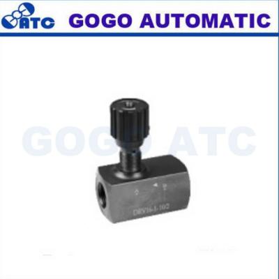 China Throttle Check Modular Controls Hydraulic Valves With Alloy steel brass Material for sale