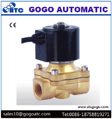 China Brass / Stainless Steel / Plastic Water Solenoid Valve Direct Acting Waterproof Lead Type for sale