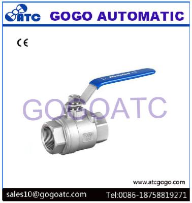 China DN25 Female thread 1 inch BSP SS304 Electric Ball Valve 2 way Control -20 - 180 Deg Working Temp for sale