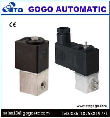 China 3 Way / 2 Way 24VDC Solenoid Air Valves With Direct Action 2/2 3/2 Motion Pattern for sale