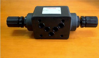 China Superposition 1 Way Valve , 25 mpa Max Pressure Hydraulic Stack Valve DIN2340 A for sale