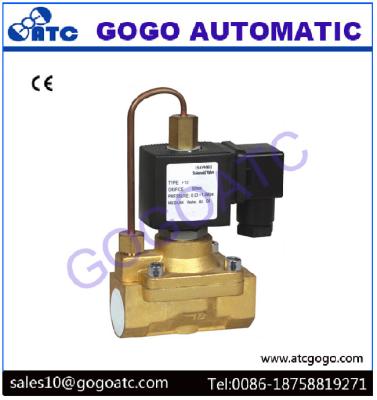 China Pilot Diaphragm Type Pneumatic Solenoid Valve with 5 Mpa High Pressure , DC 12V - 24V for sale