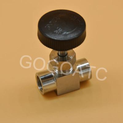 China Shut Off Needle Valve High Pressure , 304 Stainless Steel Needle Valve Parts 1/8 1/4 1/2 for sale