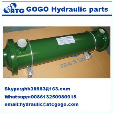 China CE Hydraulic control parts oil cooler core copper , shell and tube , OR-60 for sale