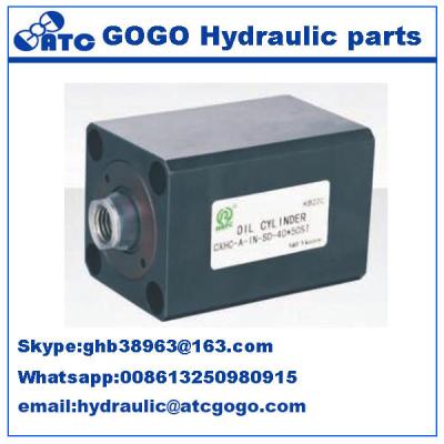 China Direct power rod compact thin double acting hydraulic cylinder oil Mechanical parts for sale