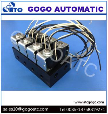 China Pneumatic Solenoid Valve Group Shock Absorber Aa - Vu4 Block From Nico Aiacor Air Suspension Valve for sale