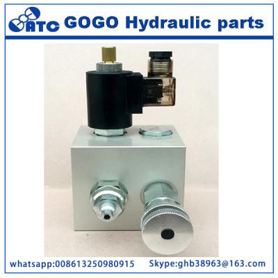 China Aluminum alloy Modular Controls Hydraulic Valves , compound mechanical lift valve ET 02 ET 04 for sale