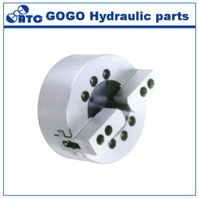 China Solid Dynamic Hydraulic Lathe Chuck / 2 Jaw Chuck For Surface Grinding Machine for sale