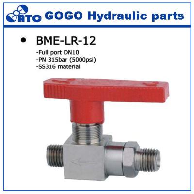 China High Pressure Stainless Steel Ball Valve With Locking Handle , 2 Npt Solid Modulating for sale