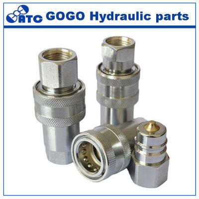 China Custom Carbon Steel / Brass Hydraulic Quick Coupling Hydraulic Control Parts for sale