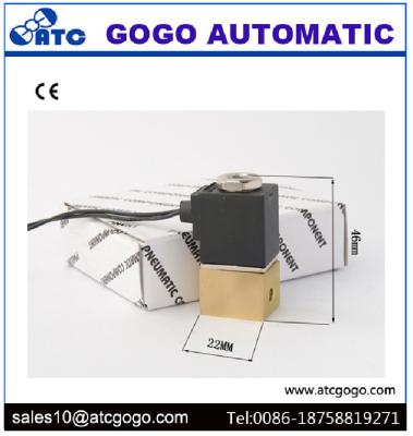 China Direct Acting Micro Pneumatic Solenoid Valve 2 / 2 Way Valves For Medical Equipment for sale