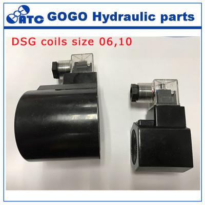 China DSG valve Hydraulic Control Parts 12V dc solenoid coil size 6 size 10 for sale