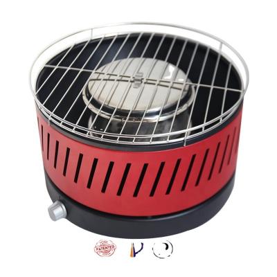 China Easily Assembled Korean Restaurant Exhaust Smoker Kitchen Door Guangdong Mobile Charcoal Rack Grill Korean Barbecue for sale