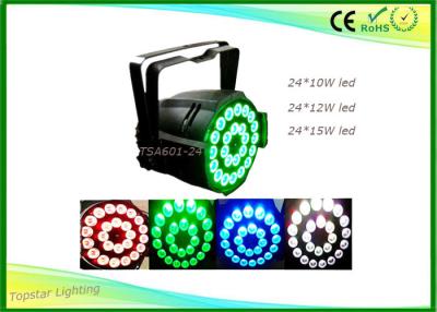 China 24 pares llevados 10w de x pueden encender Rgbw 4colors Par64 llevado patio para el efecto de etapa que enciende TSA106-24 en venta