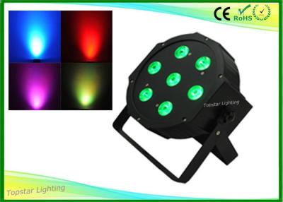 China Plastic House 7 X 10w Led DJ Stage Light 4 In 1 Rgbw Led Flat Par Light for sale