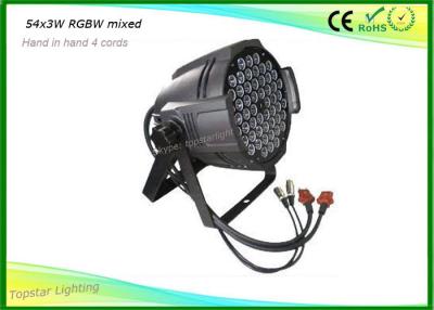 China Disco Dj Stage Lighting , Led Par 64 Rgbw Concert Lighting Systems for sale