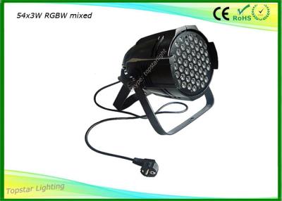 China Black Shell Cool DJ Lights Rgbw Led Flat Par Light For Concert / Theater Stage Lighting for sale