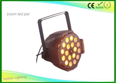 China El par de las luces del disco puede 18 x 15w Rgbwa 5 en 1 luz 64 del par del LED con la función del enfoque en venta