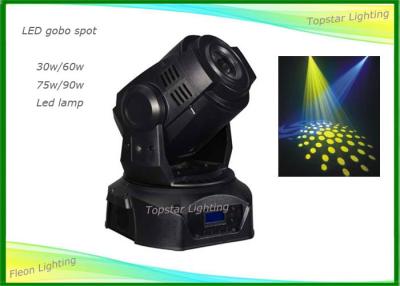 China Party Disco DJ Stage Light 60w Led Moving Head With 2 Gobo / 1 Color Wheel Wheel for sale