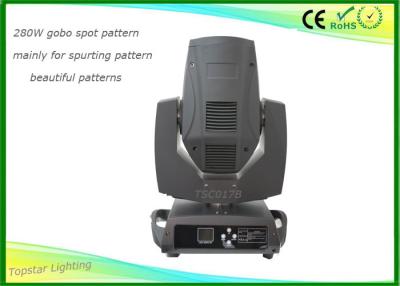 China 10R 280W Gobo Spot Moving Head Light With 17 Fixed Pattern Effects for sale