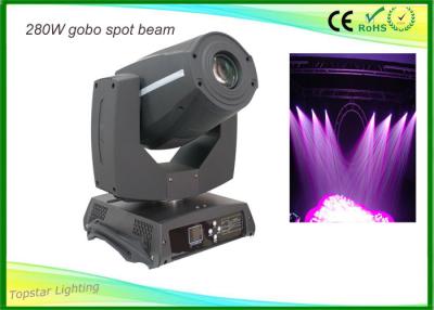 China Rgbw Led Moving Head Spot Light , Sharpy Moving Head Light 9 Rotating Pattern for sale