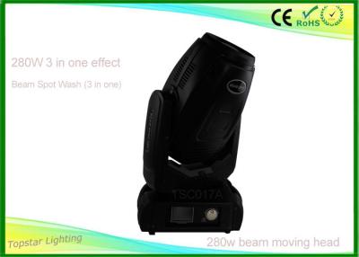 China Super Bright Sharpy Beam Moving Head , 3 In 1 Spot Stage Show Lights Dj Sound System for sale