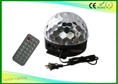 China DMX LED Magic Ball Light Sound Activate With Remote Control 6w for sale