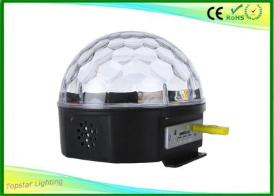 China Small MP3 Led Crystal Magic Ball Disco Light Remote DMX With Auto Mode for sale