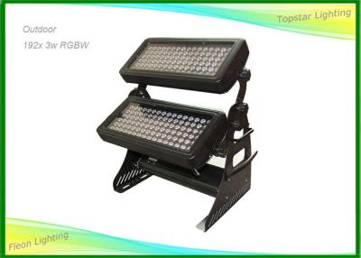 China 192 x 3w LED Wall Wash Lights multi Lens Angle , Dmx Led Flood Light for sale